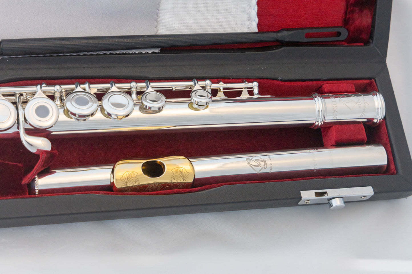 Gemeinhardt Artisan 31OSHB Intermediate Flute Solid Silver Headjoint, Low-B Foot, Offset-G *Cleaned & Serviced