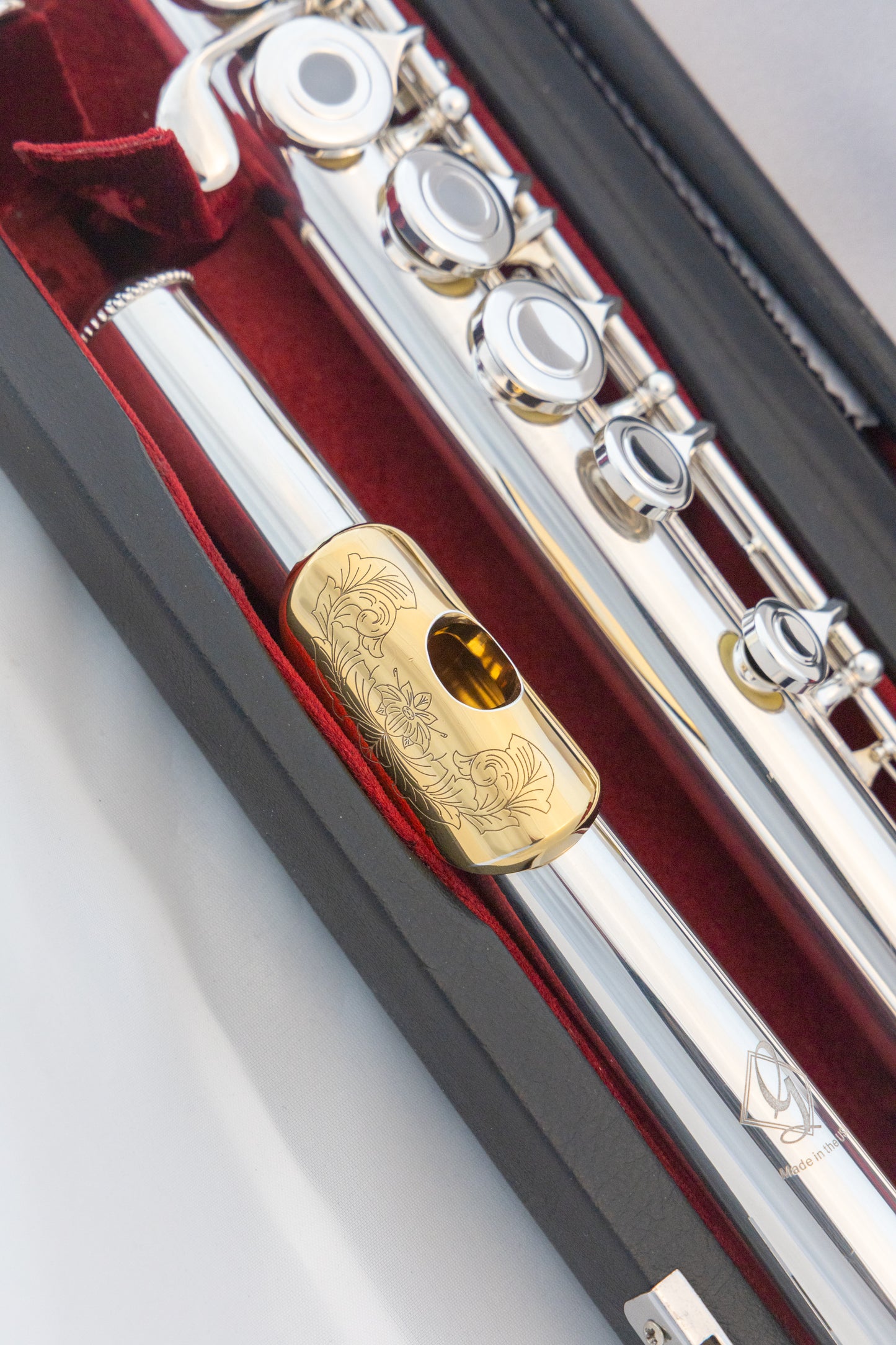 Gemeinhardt Artisan 31OSHB Intermediate Flute Solid Silver Headjoint, Low-B Foot, Offset-G *Cleaned & Serviced