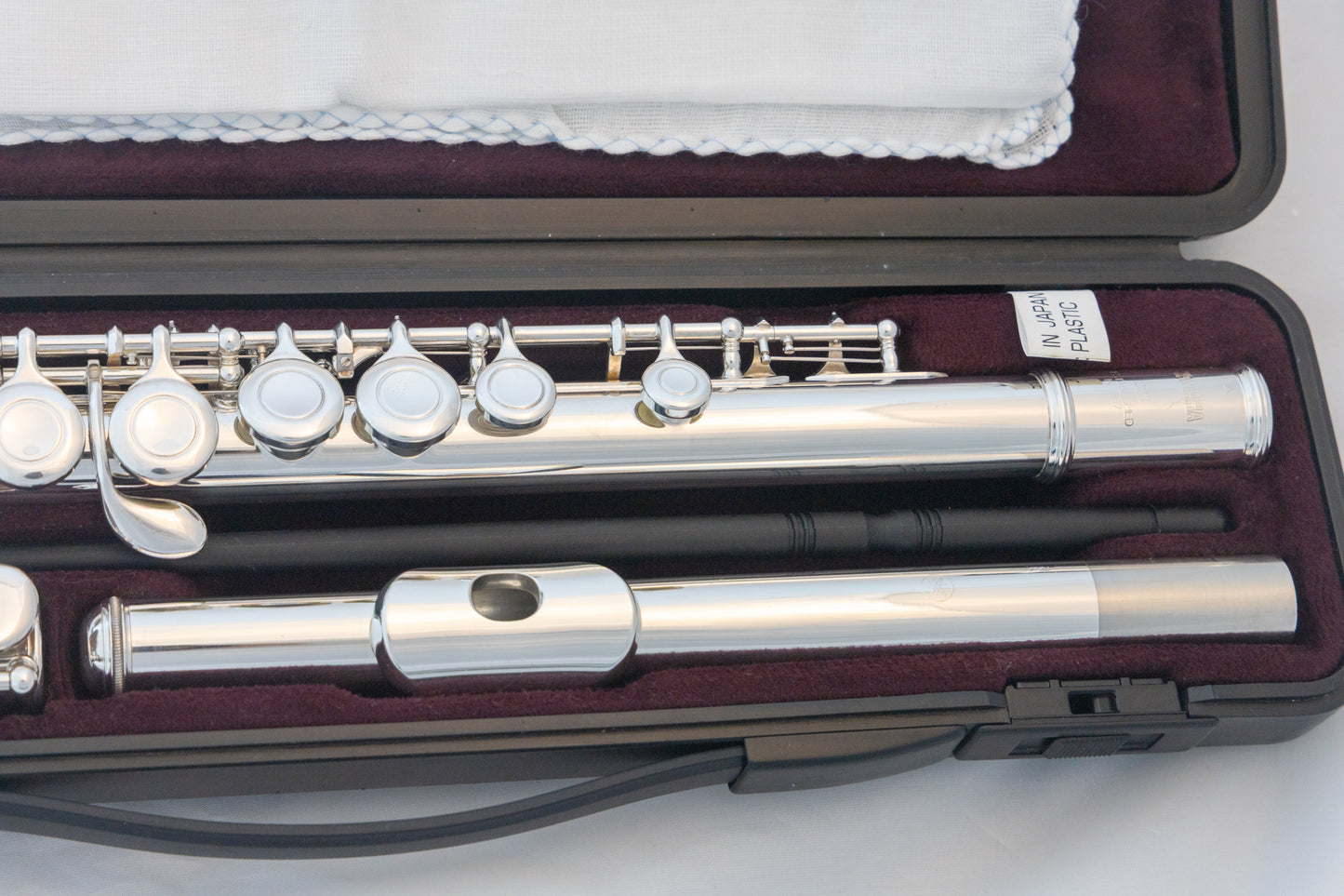 Yamaha YFL-221 Silver-plated Standard Flute *Made in Japan *Cleaned & Serviced