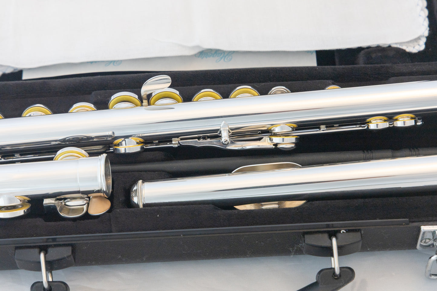 Yamaha YFL-222 Standard Silver-plated Flute *Cleaned & Serviced *Ready to play