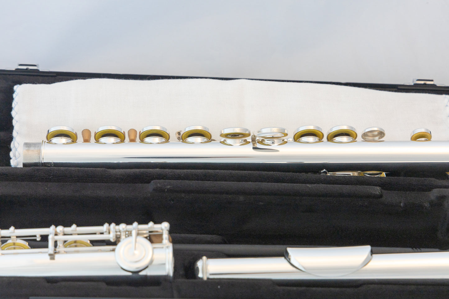 Yamaha YFL-222 Standard Silver-plated Flute *Cleaned & Serviced *Ready to play