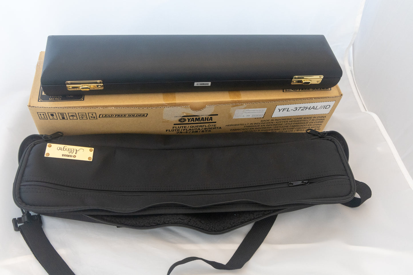 Yamaha YFL-372 Allegro Intermediate Flute *Silver Headjoint *Low-B *Split-E *Cleaned & Serviced