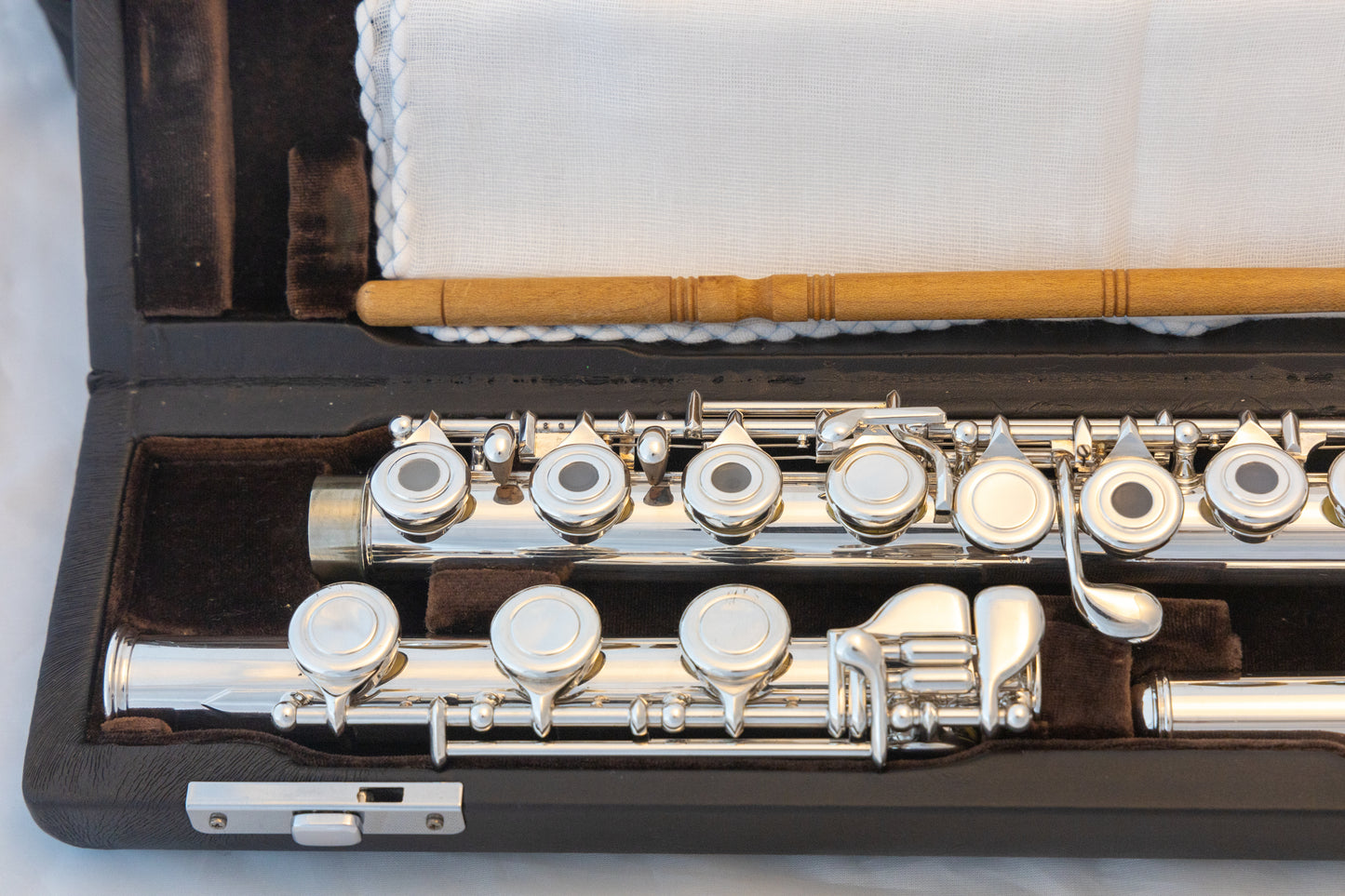 Di Zhao DZ-470 Open-hole Intermediate Flute *Split-E *Silver headjoint *Low-b foot *Cleaned & Service