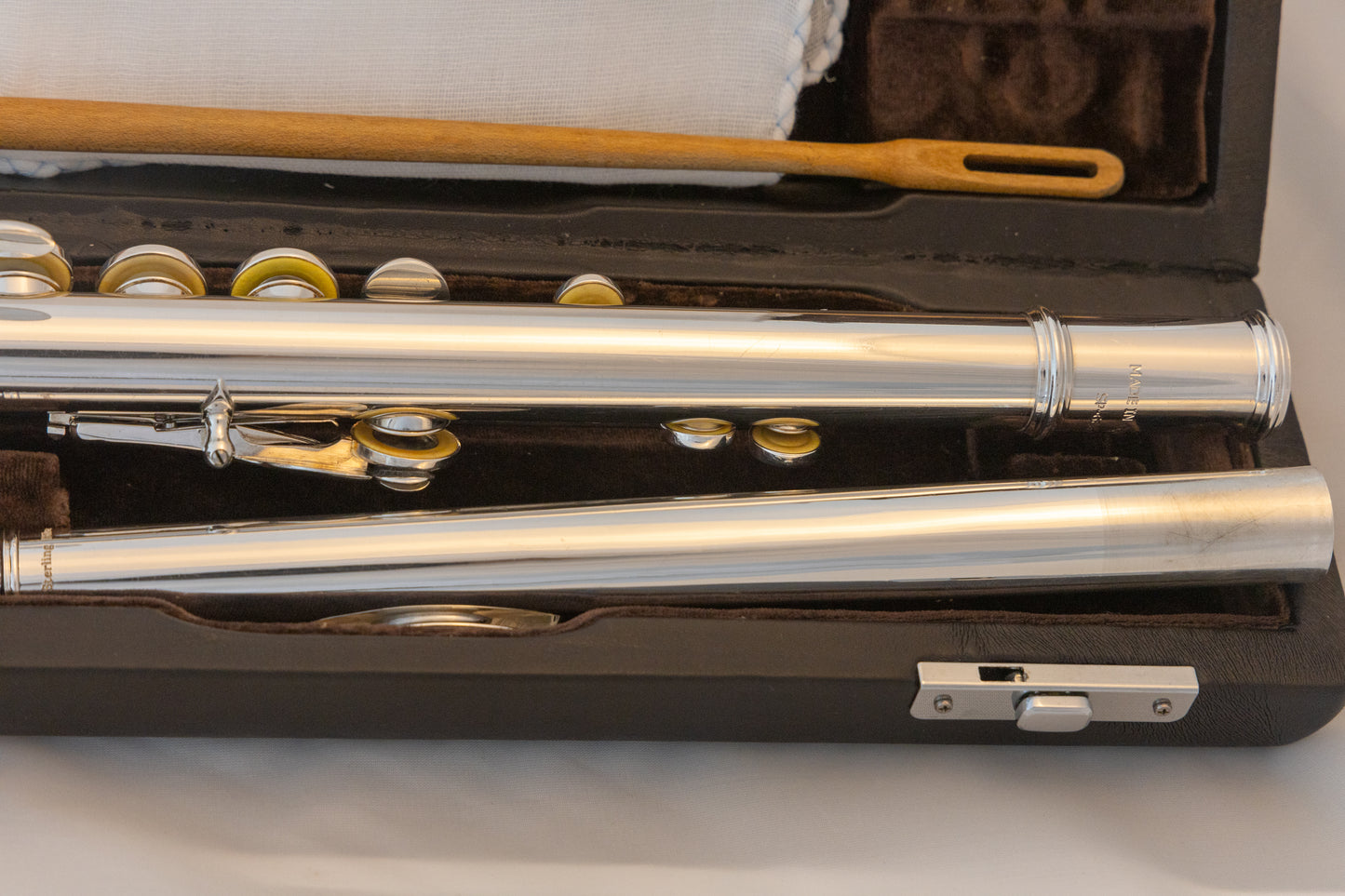 Di Zhao DZ-470 Open-hole Intermediate Flute *Split-E *Silver headjoint *Low-b foot *Cleaned & Service