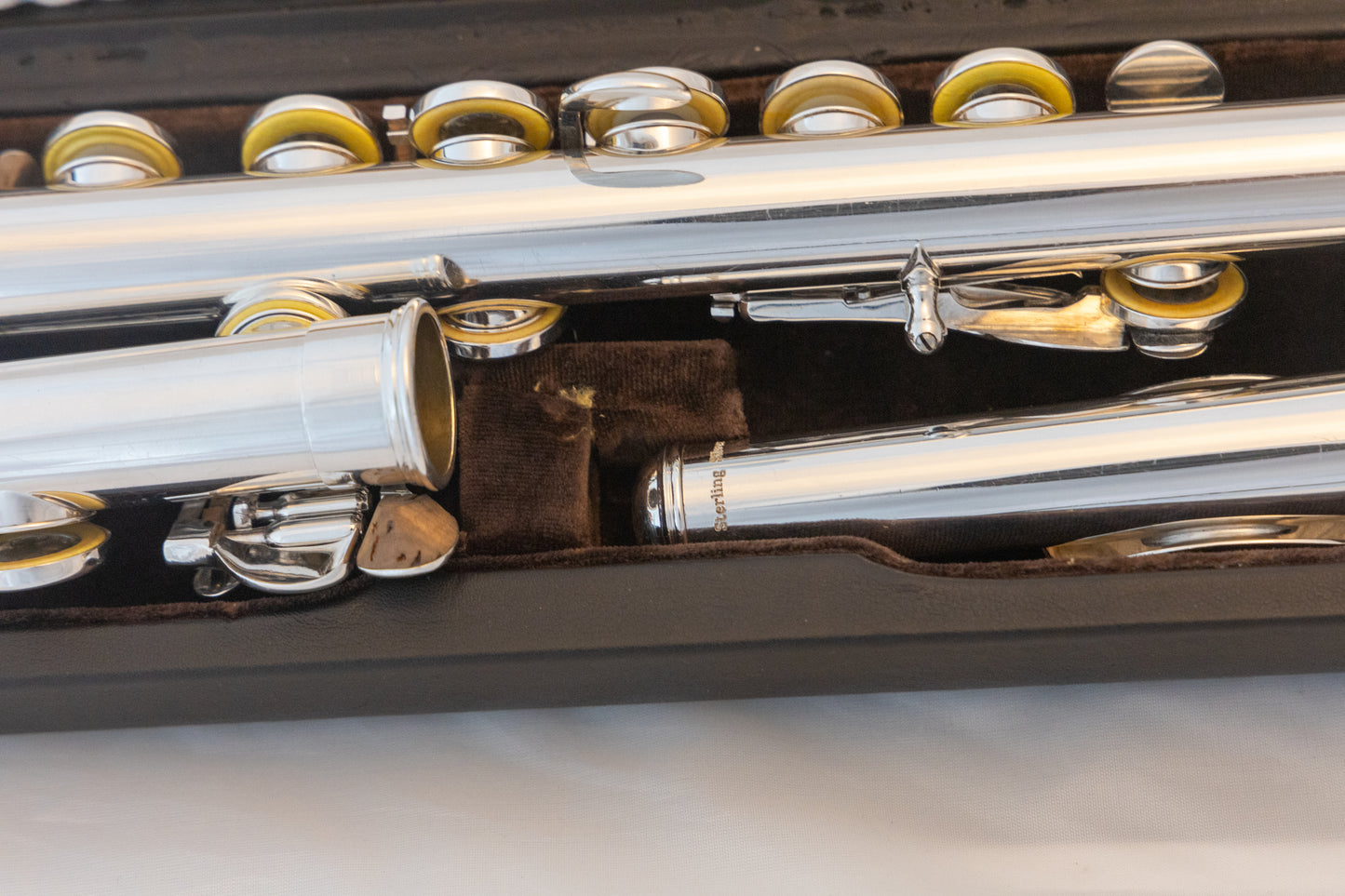 Di Zhao DZ-470 Open-hole Intermediate Flute *Split-E *Silver headjoint *Low-b foot *Cleaned & Service