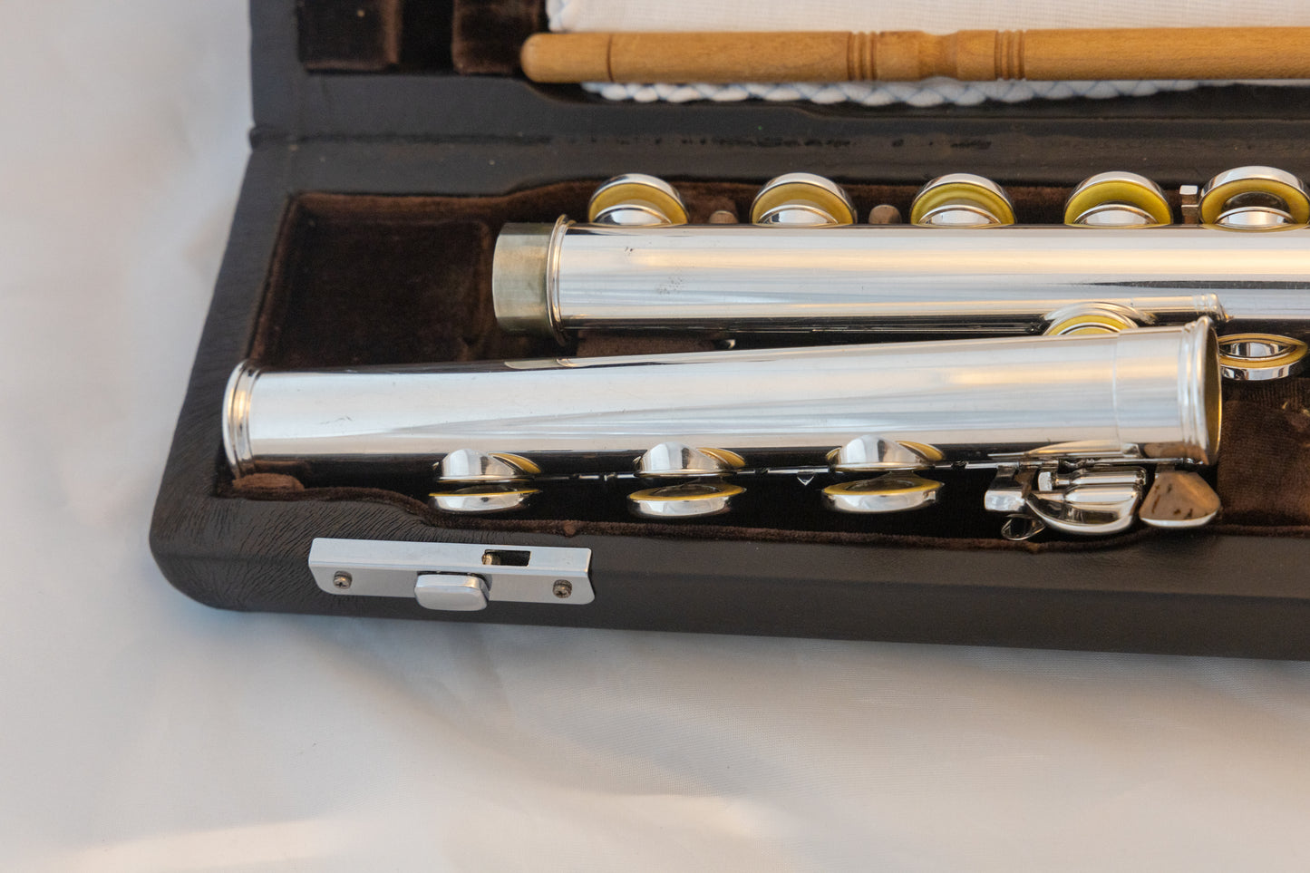 Di Zhao DZ-470 Open-hole Intermediate Flute *Split-E *Silver headjoint *Low-b foot *Cleaned & Service