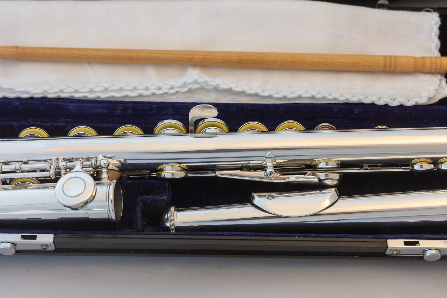 Yamaha YFL-32 Intermediate Flute Sterling Silver Headjoint *Made in Japan*Cleaned & Serviced *New Pads