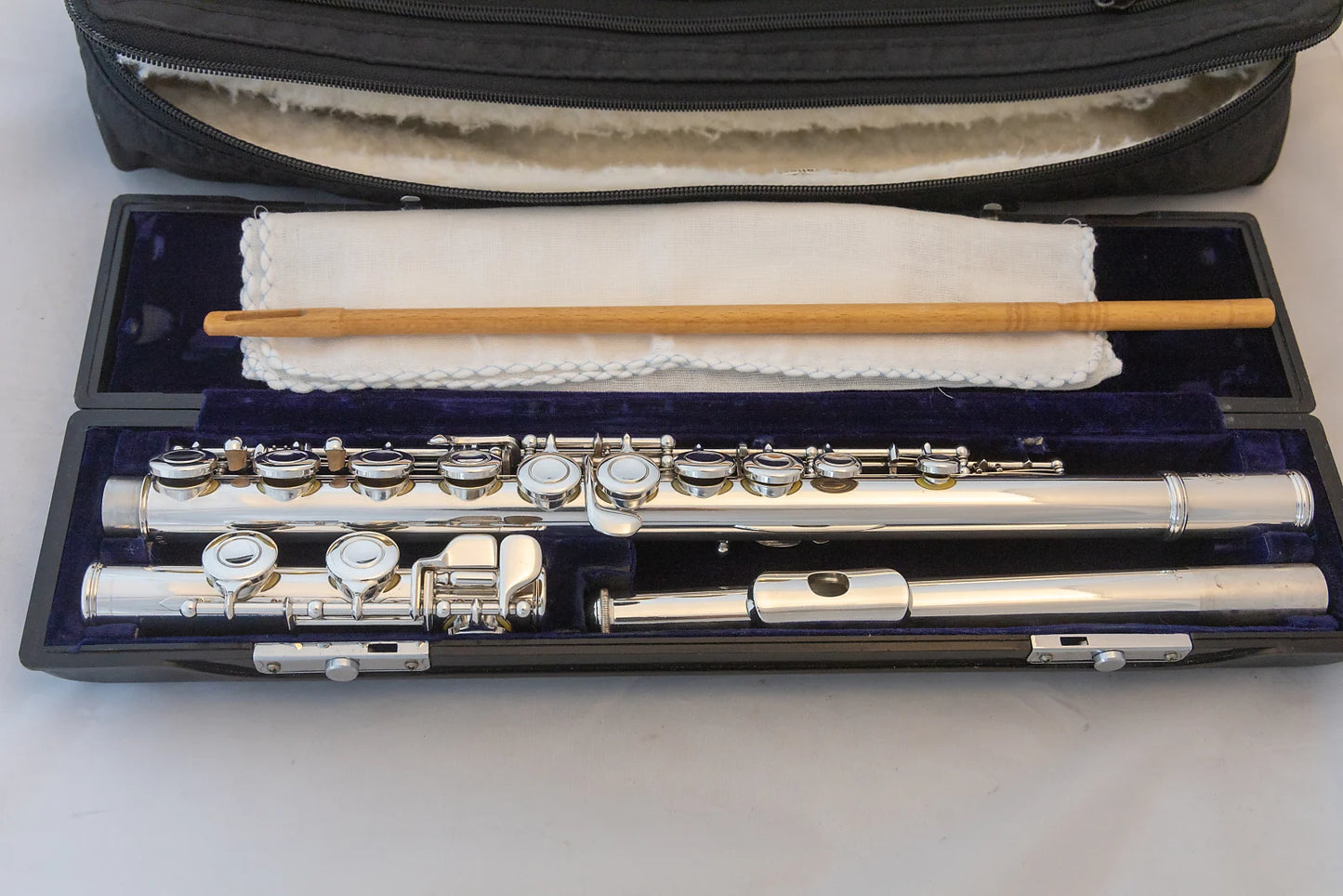 Yamaha YFL-32 Intermediate Flute Sterling Silver Headjoint *Made in Japan*Cleaned & Serviced *New Pads