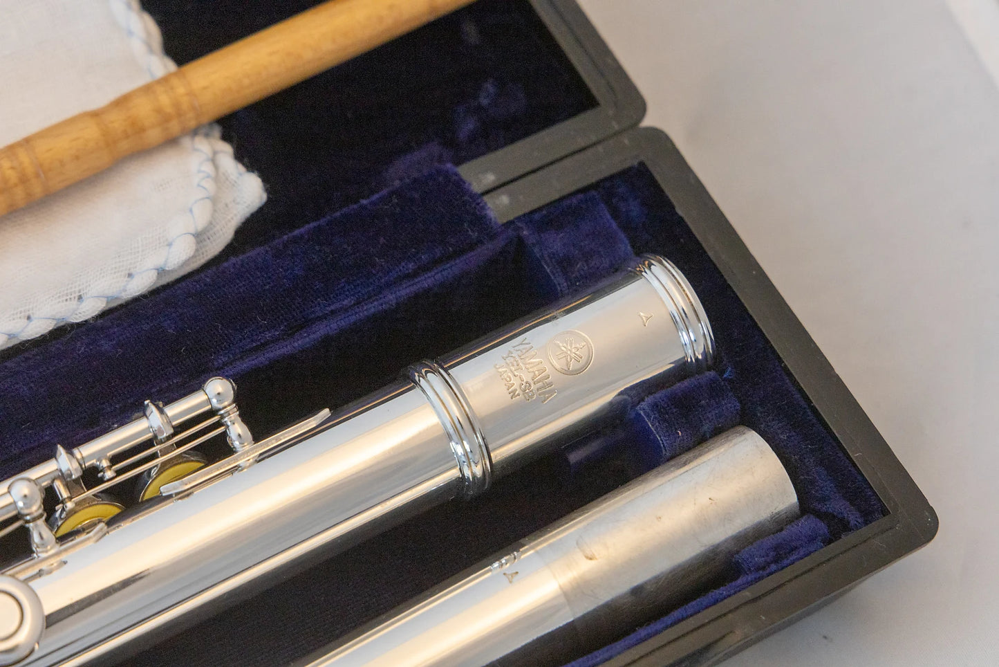 Yamaha YFL-32 Intermediate Flute Sterling Silver Headjoint *Made in Japan*Cleaned & Serviced *New Pads