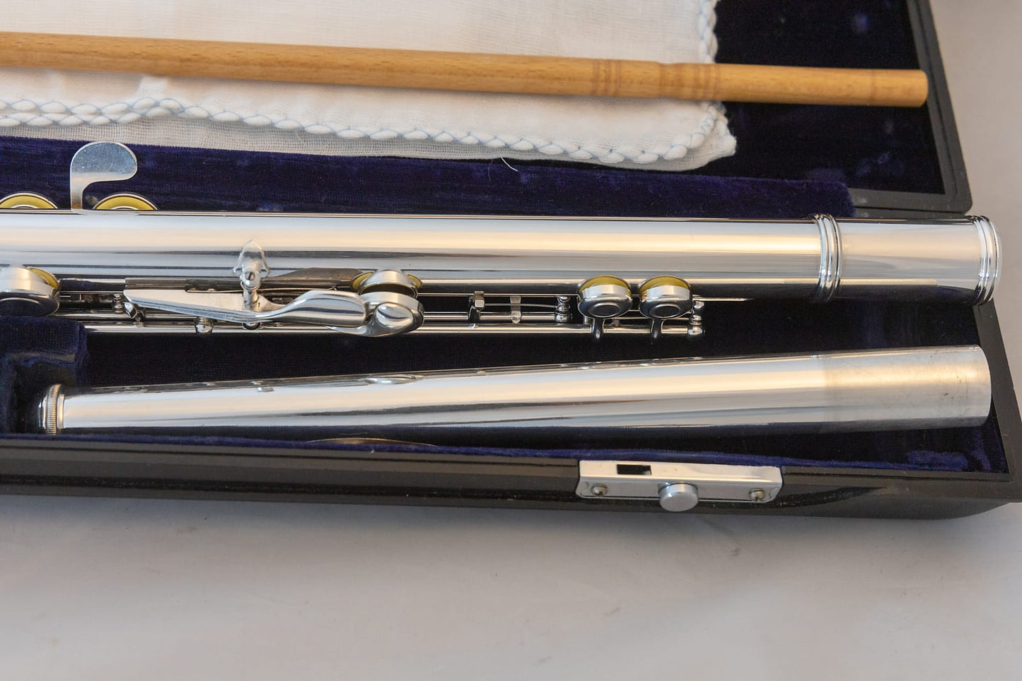 Yamaha YFL-32 Intermediate Flute Sterling Silver Headjoint *Made in Japan*Cleaned & Serviced *New Pads