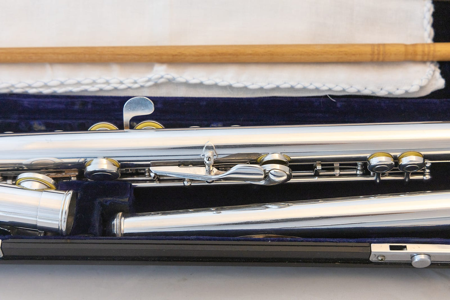 Yamaha YFL-32 Intermediate Flute Sterling Silver Headjoint *Made in Japan*Cleaned & Serviced *New Pads