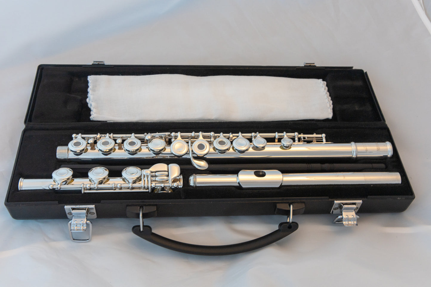 Yamaha YFL-361H Intermediate Flute *Silver Head *Low-B *Made in Japan *Cleaned & Serviced #J04268