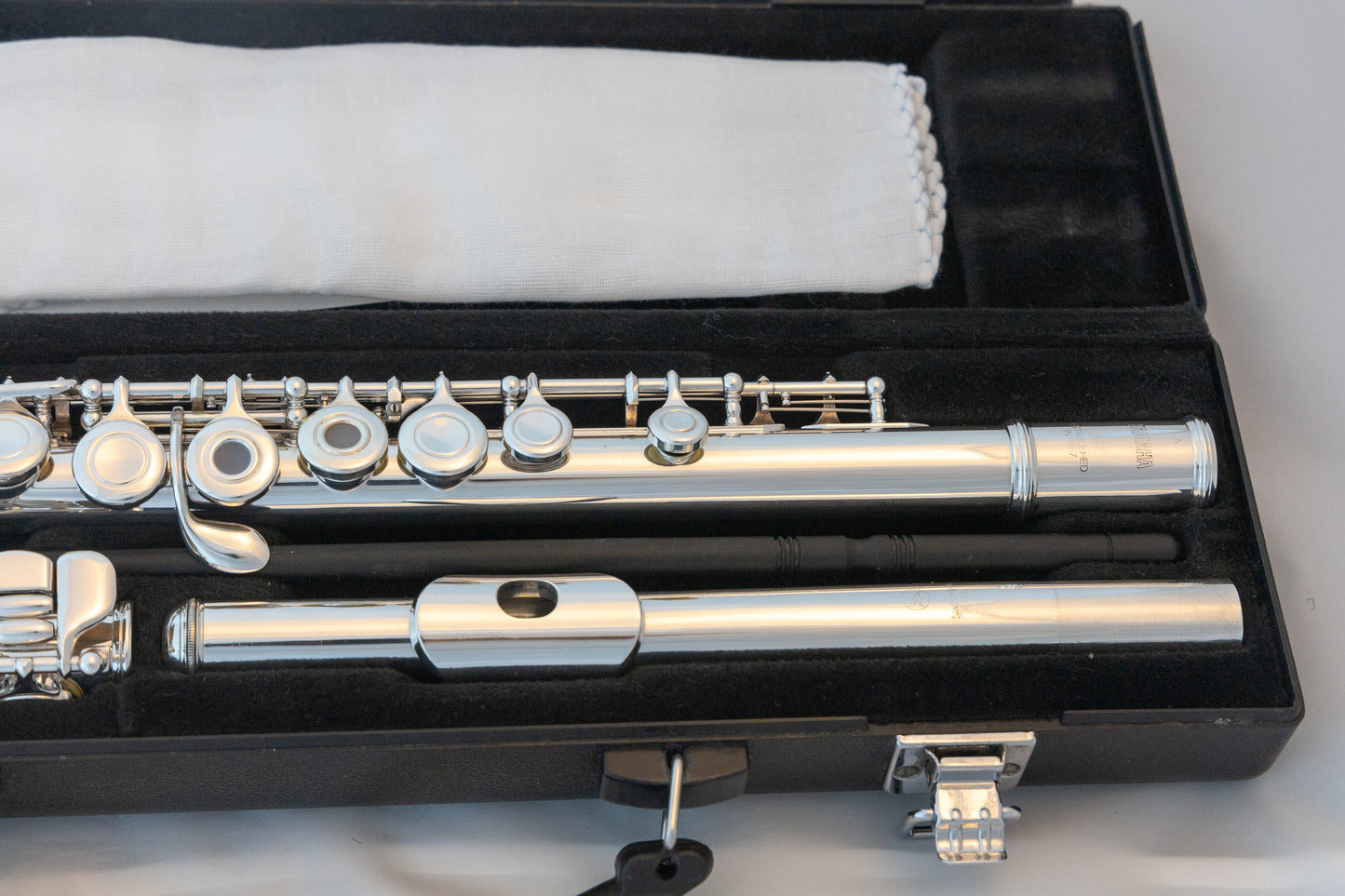 Yamaha YFL-361H Intermediate Flute *Silver Head *Low-B *Made in Japan *Cleaned & Serviced #J04268