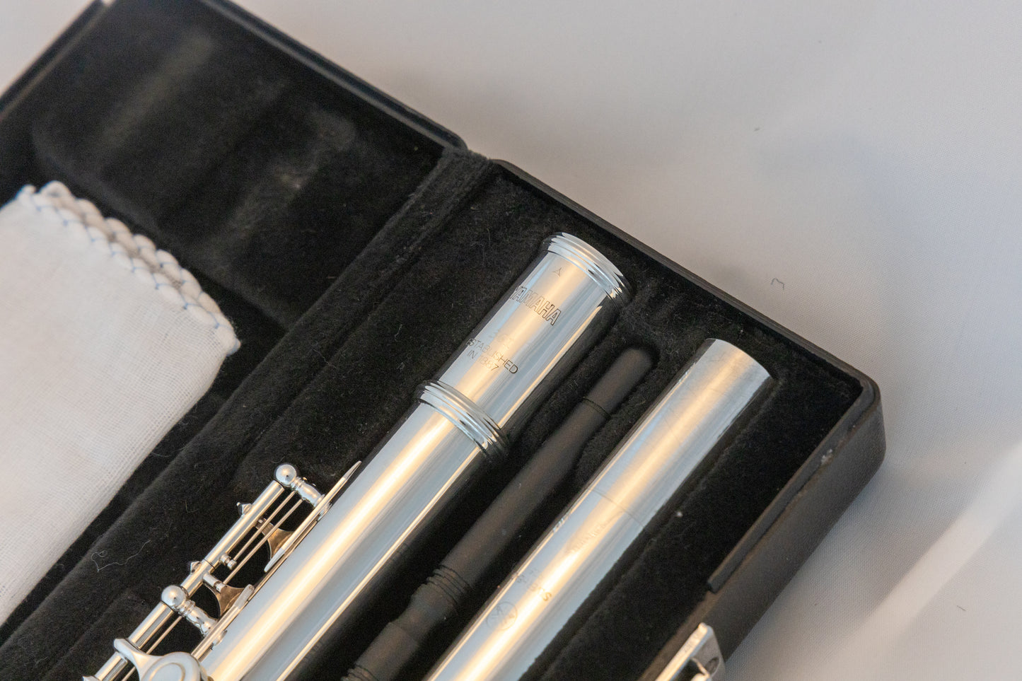 Yamaha YFL-361H Intermediate Flute *Silver Head *Low-B *Made in Japan *Cleaned & Serviced #J04268