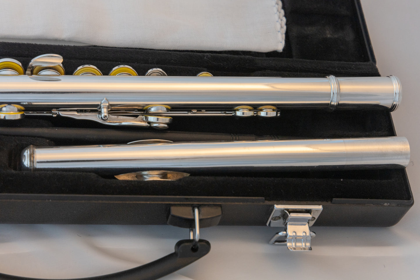 Yamaha YFL-361H Intermediate Flute *Silver Head *Low-B *Made in Japan *Cleaned & Serviced #J04268