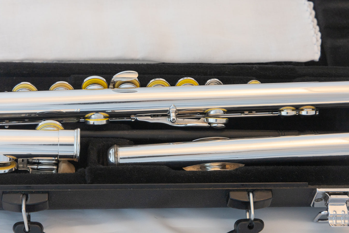 Yamaha YFL-361H Intermediate Flute *Silver Head *Low-B *Made in Japan *Cleaned & Serviced #J04268