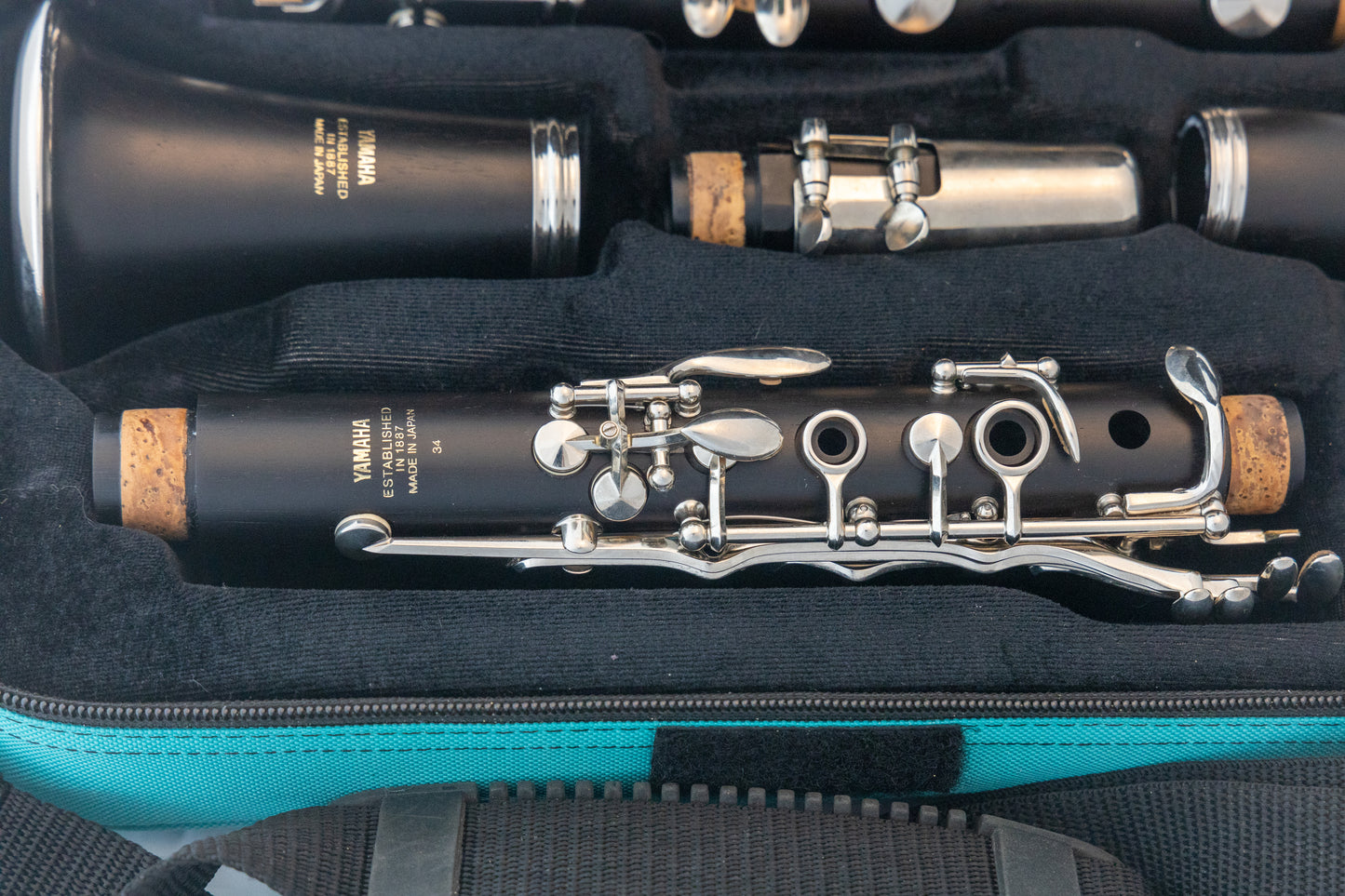 Yamaha YCL-34 Intermediate Grenadilla Wood Bb Clarinet *Made in Japan *Cleaned & Serviced