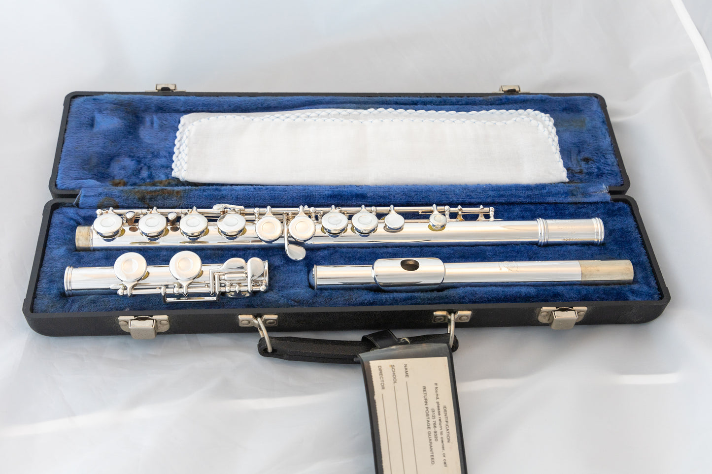 Gemeinhardt 2SP Silver-plated Standard Flute *Cleaned & Serviced *New Pads