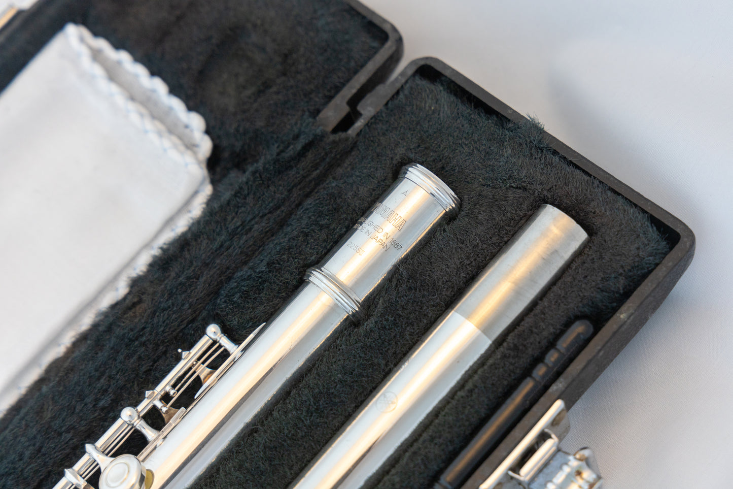 Yamaha YFL-225S II Silver-plated Student Flute *Made in Japan *New Pads *Cleaned & Serviced #380660