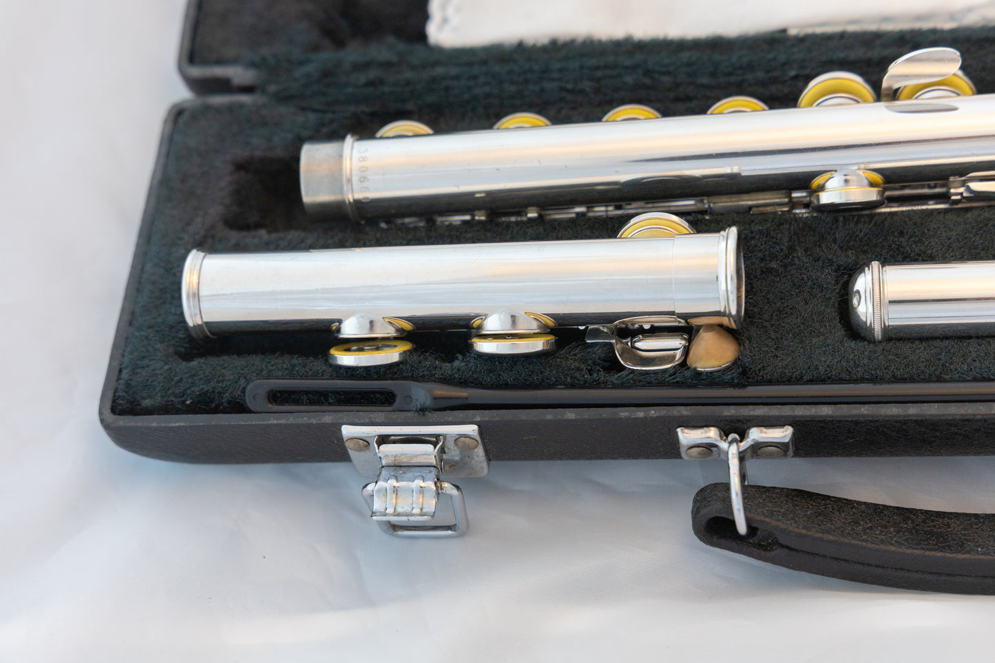 Yamaha YFL-225S II Silver-plated Student Flute *Made in Japan *New Pads *Cleaned & Serviced #380660