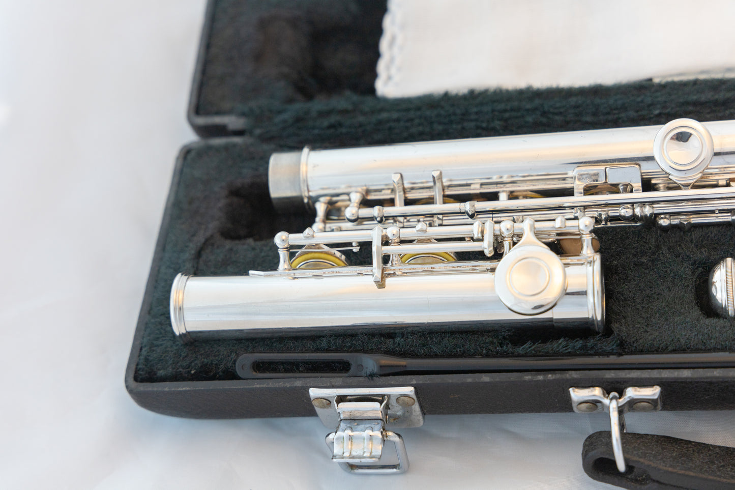 Yamaha YFL-225S II Silver-plated Student Flute *Made in Japan *New Pads *Cleaned & Serviced #380660