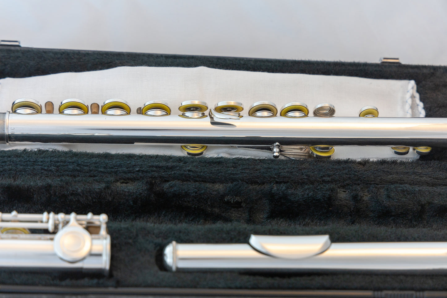 Yamaha YFL-225S II Silver-plated Student Flute *Made in Japan *New Pads *Cleaned & Serviced #380660