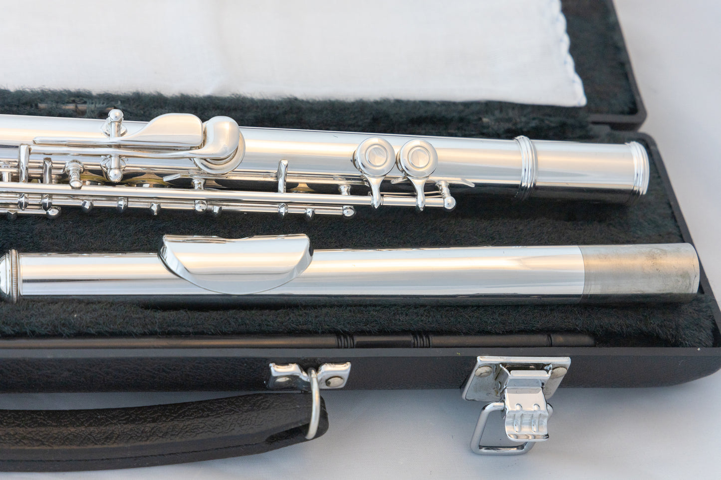 Yamaha YFL-221 Silver-plated Standard Flute *Cleaned & Serviced #179057