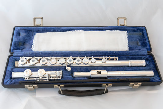 Gemeinhardt 3SH Intermediate Flute Open-hole *Solid Silver Headjoint *Cleaned & Serviced