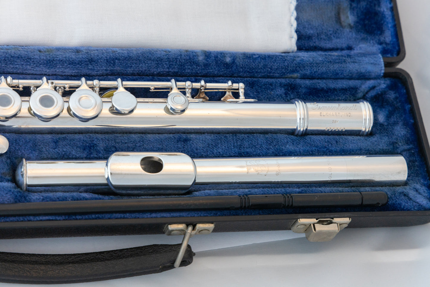 Gemeinhardt 3SH Intermediate Flute Open-hole *Solid Silver Headjoint *Cleaned & Serviced