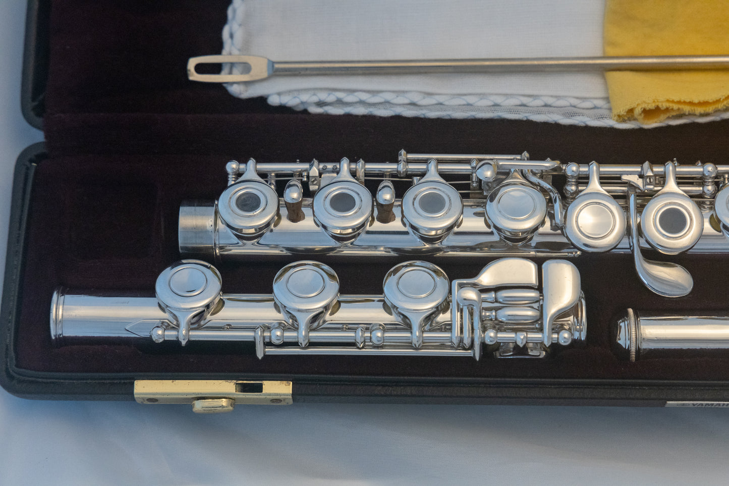 Yamaha YFL-371 Allegro Intermediate Flute *Silver Headjoint *Low-B *Split-E *Made in Japan *Cleaned & Serviced