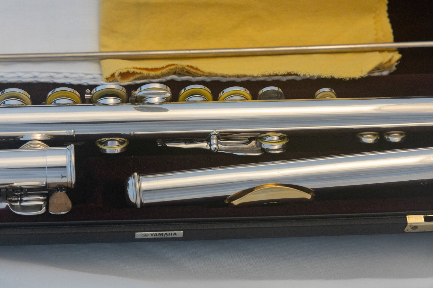 Yamaha YFL-371 Allegro Intermediate Flute *Silver Headjoint *Low-B *Split-E *Made in Japan *Cleaned & Serviced