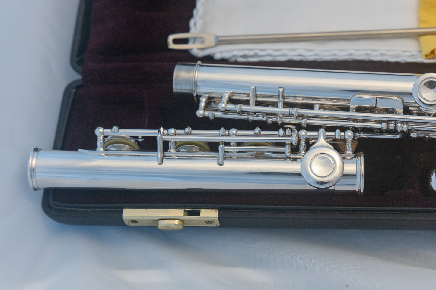 Yamaha YFL-371 Allegro Intermediate Flute *Silver Headjoint *Low-B *Split-E *Made in Japan *Cleaned & Serviced