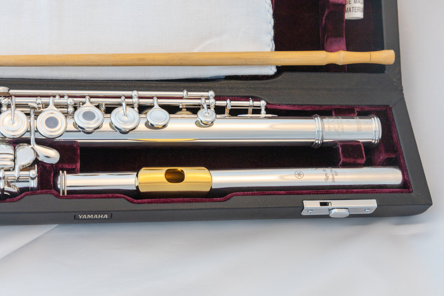 Yamaha YFL-677HCT Professional Flute *All Silver *C#-Trill *Low-B *Split-E *Cleaned & Serviced