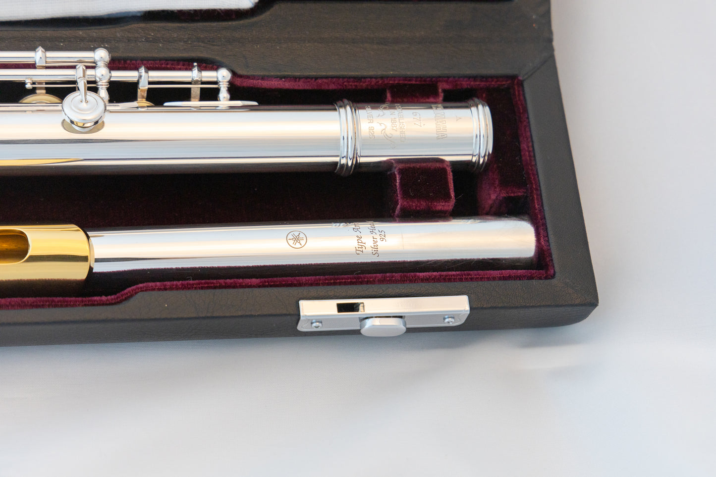 Yamaha YFL-677HCT Professional Flute *All Silver *C#-Trill *Low-B *Split-E *Cleaned & Serviced