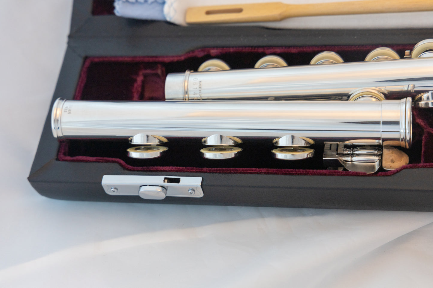 Yamaha YFL-677HCT Professional Flute *All Silver *C#-Trill *Low-B *Split-E *Cleaned & Serviced