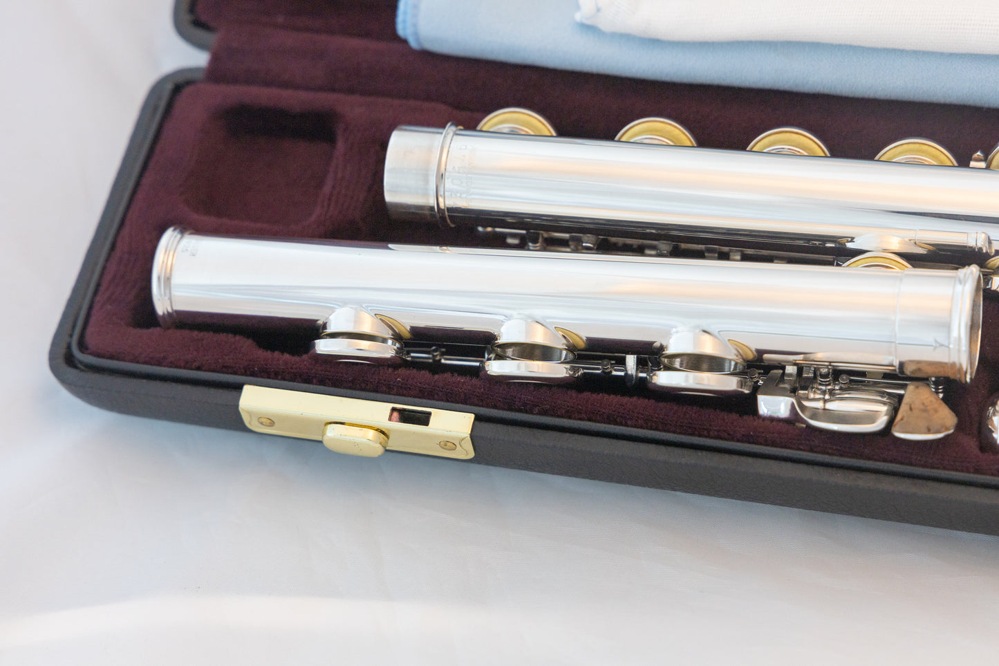 Yamaha YFL-471 Allegro Sterling Silver Intermediate Flute *Open-hole *Low-B *Split-E *Serviced