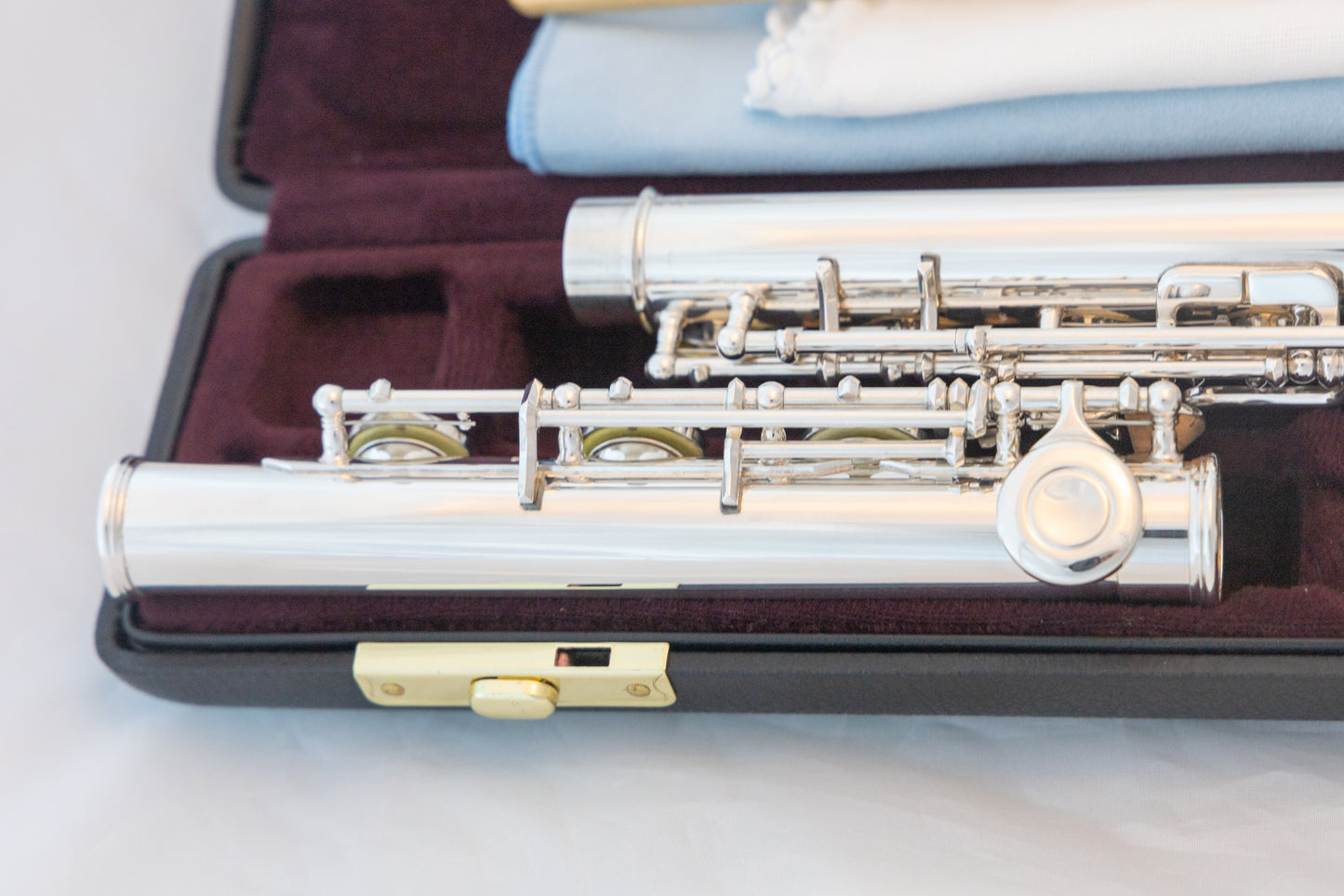 Yamaha YFL-471 Allegro Sterling Silver Intermediate Flute *Open-hole *Low-B *Split-E *Serviced