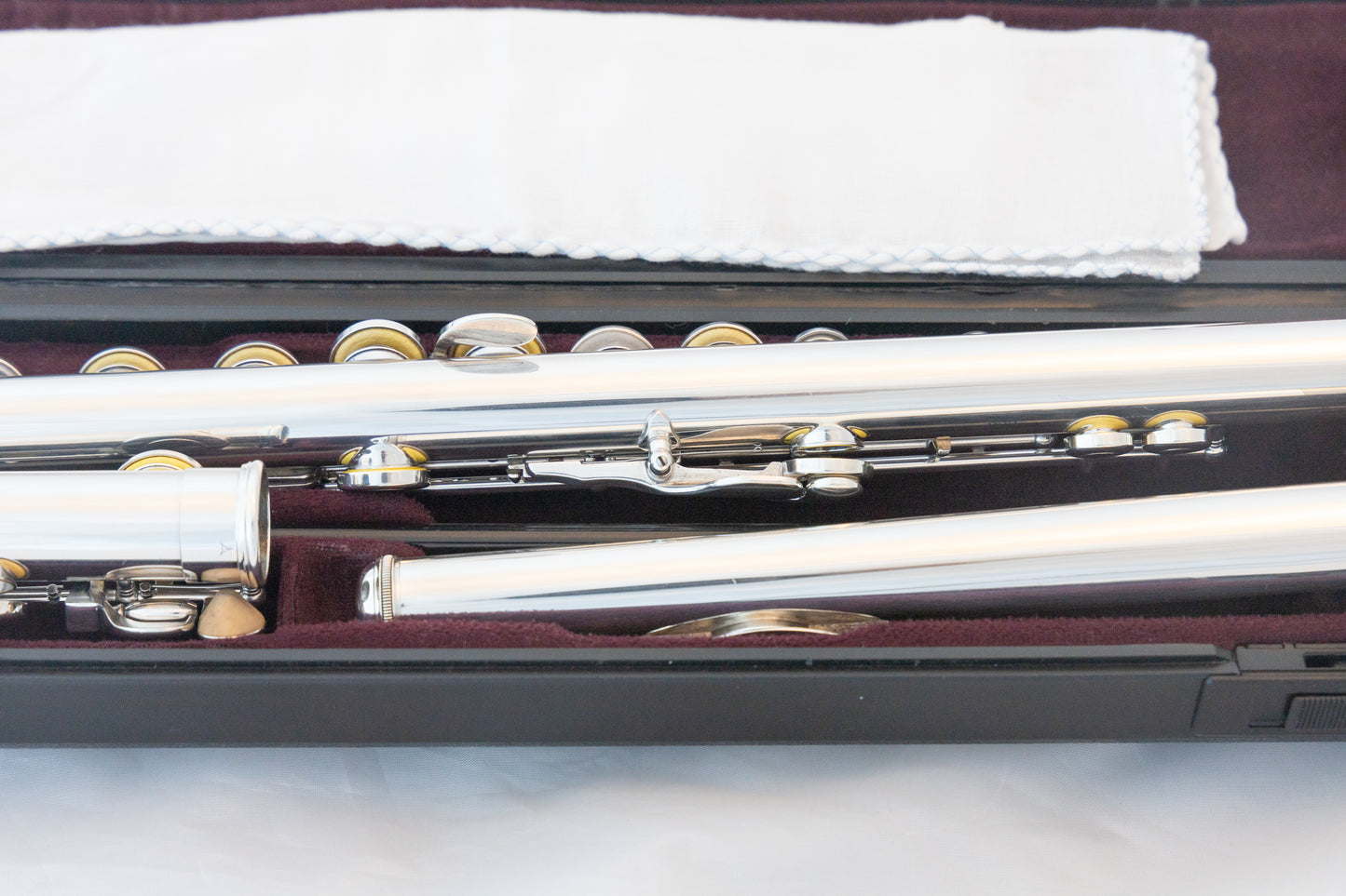 Yamaha YFL-221 Silver-plated Standard Flute *Made in Japan *Cleaned & Serviced