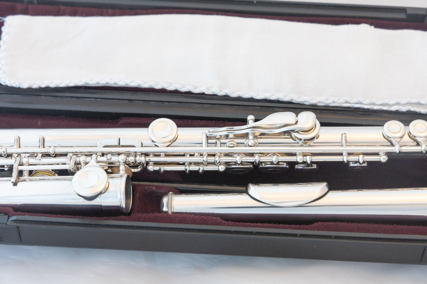 Yamaha YFL-221 Silver-plated Standard Flute *Made in Japan *Cleaned & Serviced