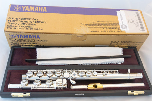 Yamaha YFL-371 Allegro Intermediate Flute *Silver Headjoint *Low-B *Split-E *Made in Japan *Cleaned & Serviced