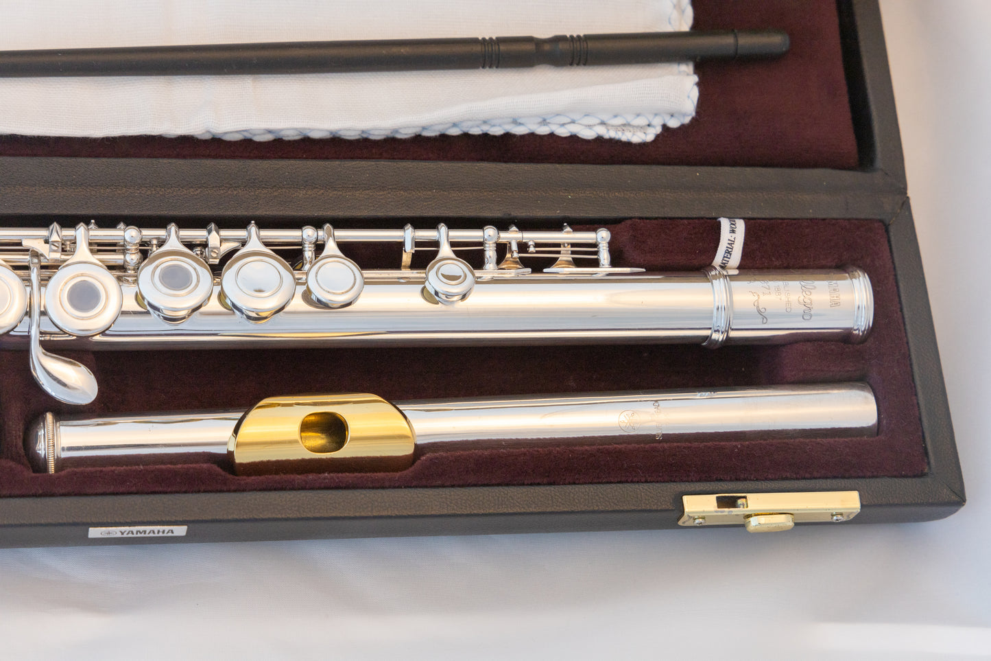 Yamaha YFL-371 Allegro Intermediate Flute *Silver Headjoint *Low-B *Split-E *Made in Japan *Cleaned & Serviced