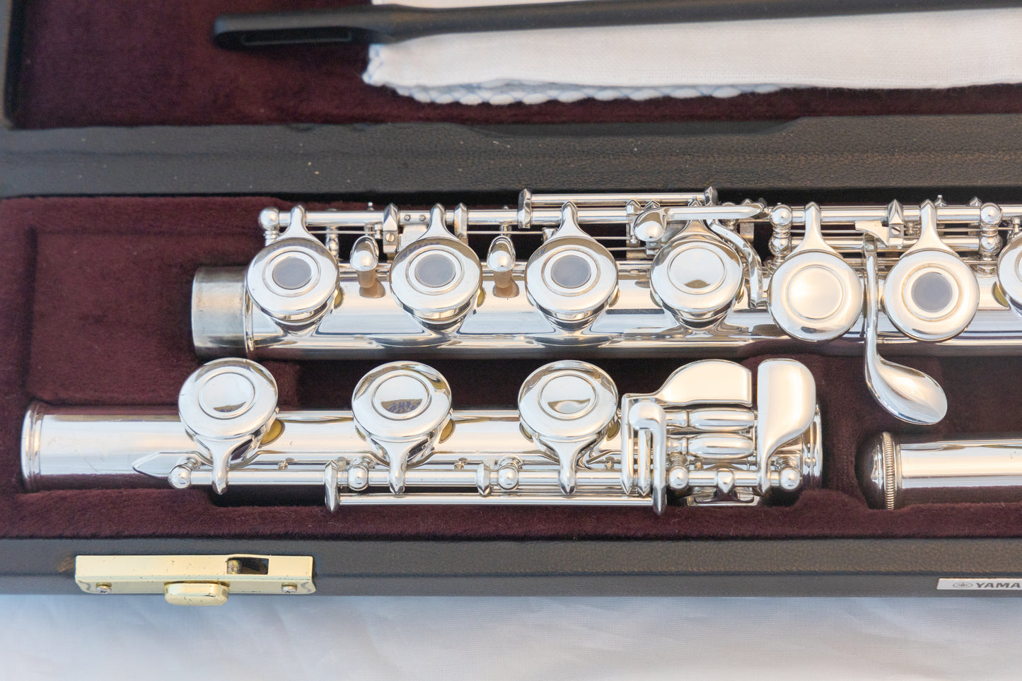 Yamaha YFL-371 Allegro Intermediate Flute *Silver Headjoint *Low-B *Split-E *Made in Japan *Cleaned & Serviced