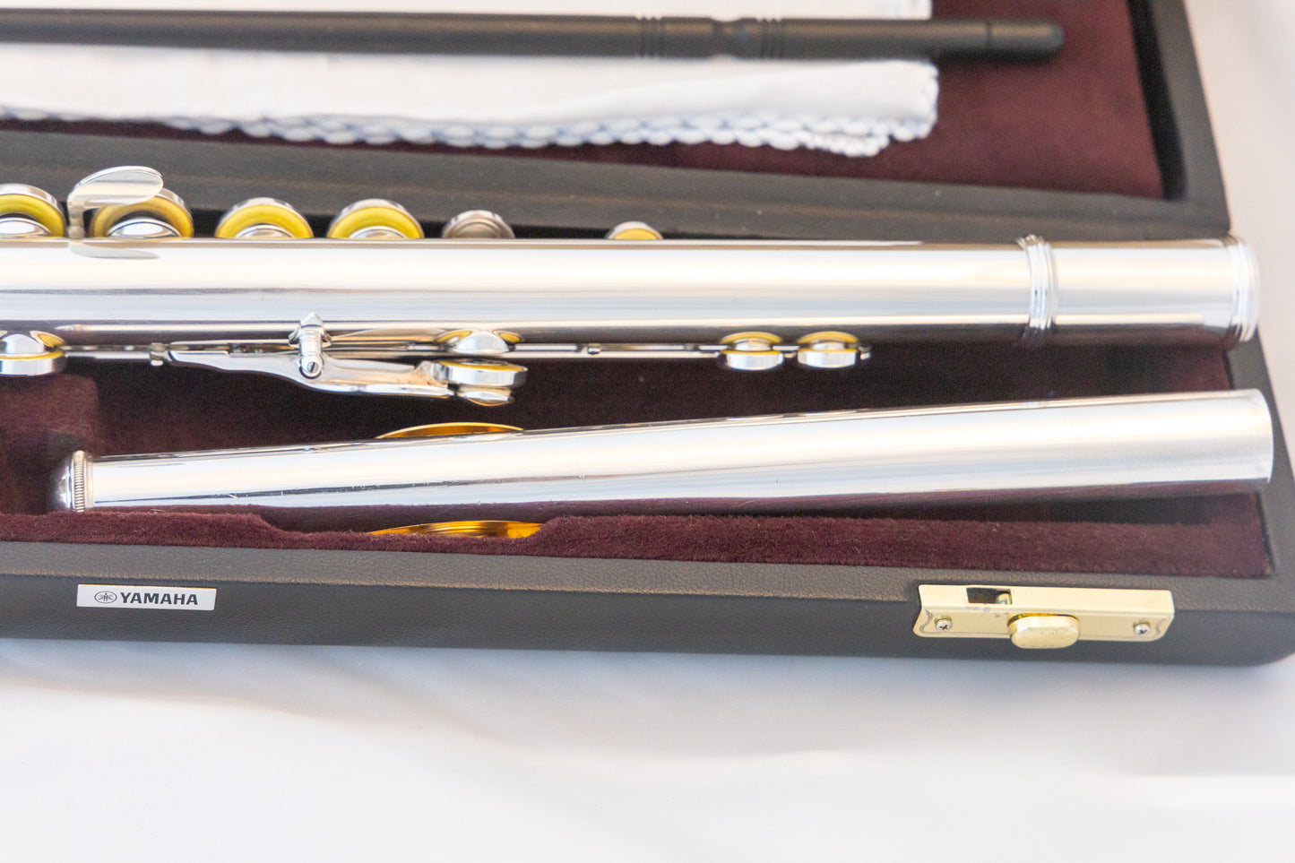 Yamaha YFL-371 Allegro Intermediate Flute *Silver Headjoint *Low-B *Split-E *Made in Japan *Cleaned & Serviced