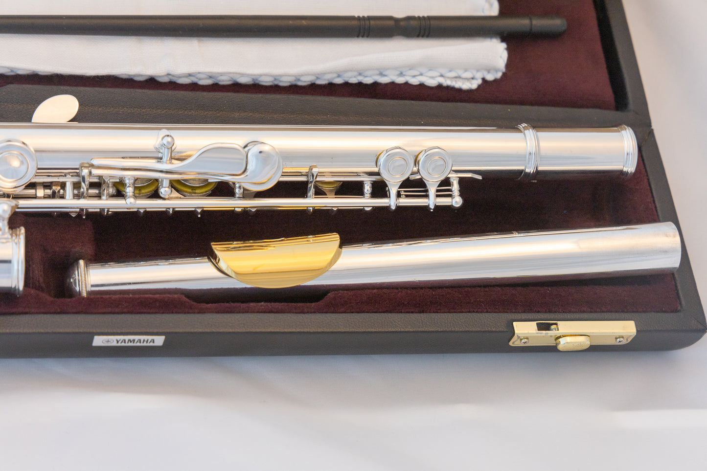 Yamaha YFL-371 Allegro Intermediate Flute *Silver Headjoint *Low-B *Split-E *Made in Japan *Cleaned & Serviced