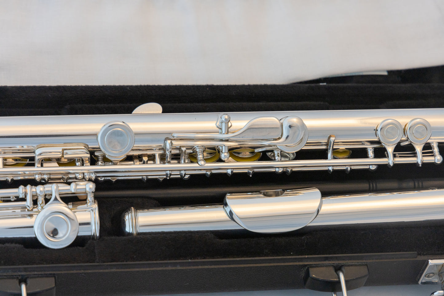 Yamaha YFL-261 Silver-plated Open-Hole Intermediate Flute *Cleaned & Serviced *New Pads