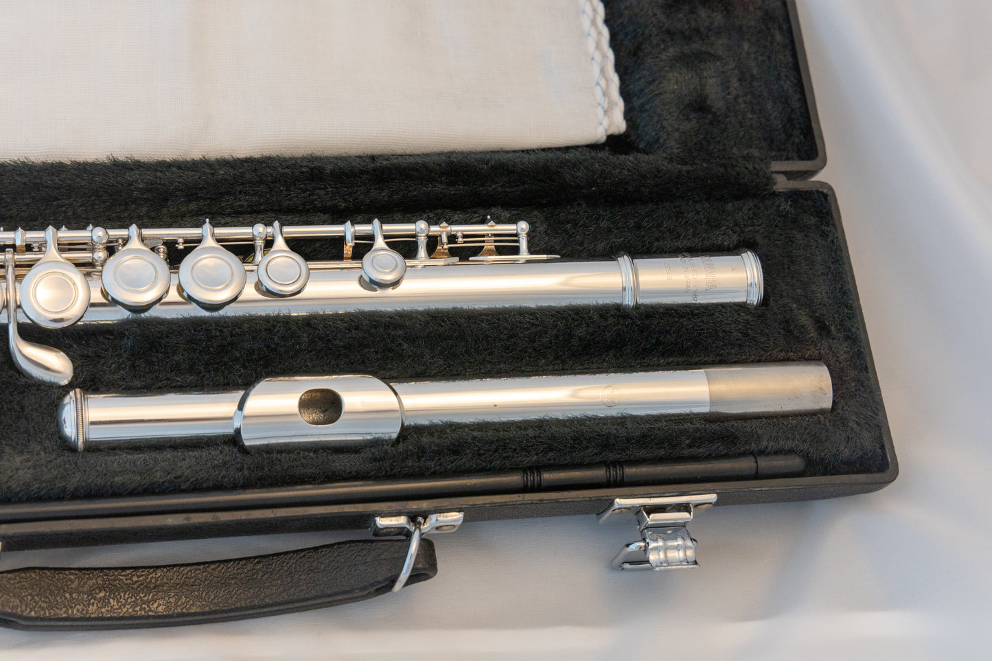 Yamaha YFL-225S II Silver-plated Student Flute *Made in Japan *New Pads *Cleaned & Serviced