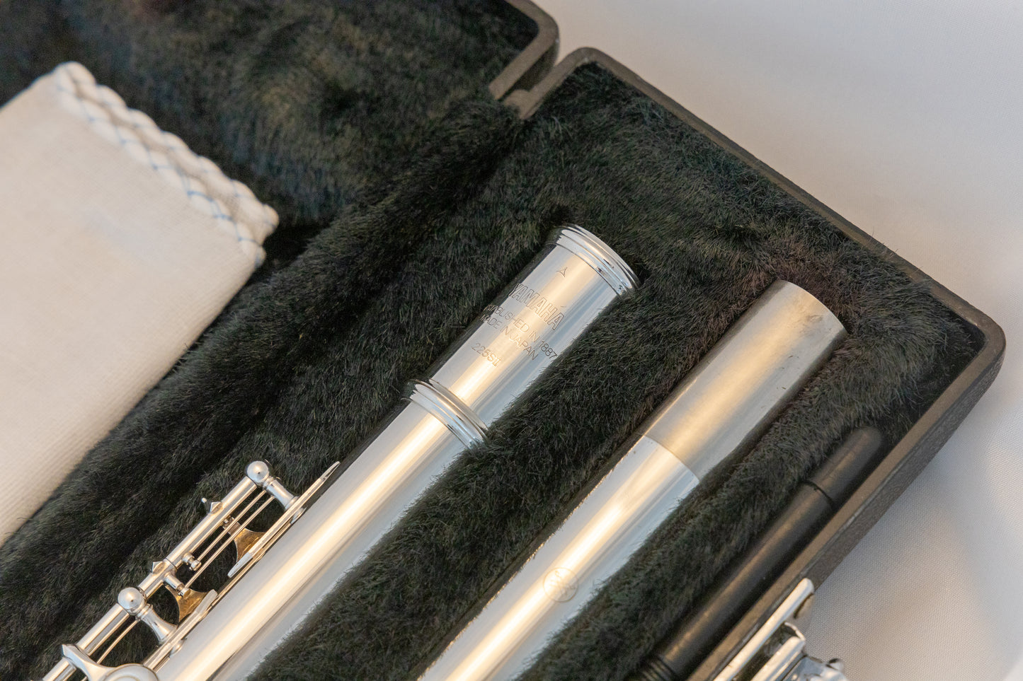 Yamaha YFL-225S II Silver-plated Student Flute *Made in Japan *New Pads *Cleaned & Serviced