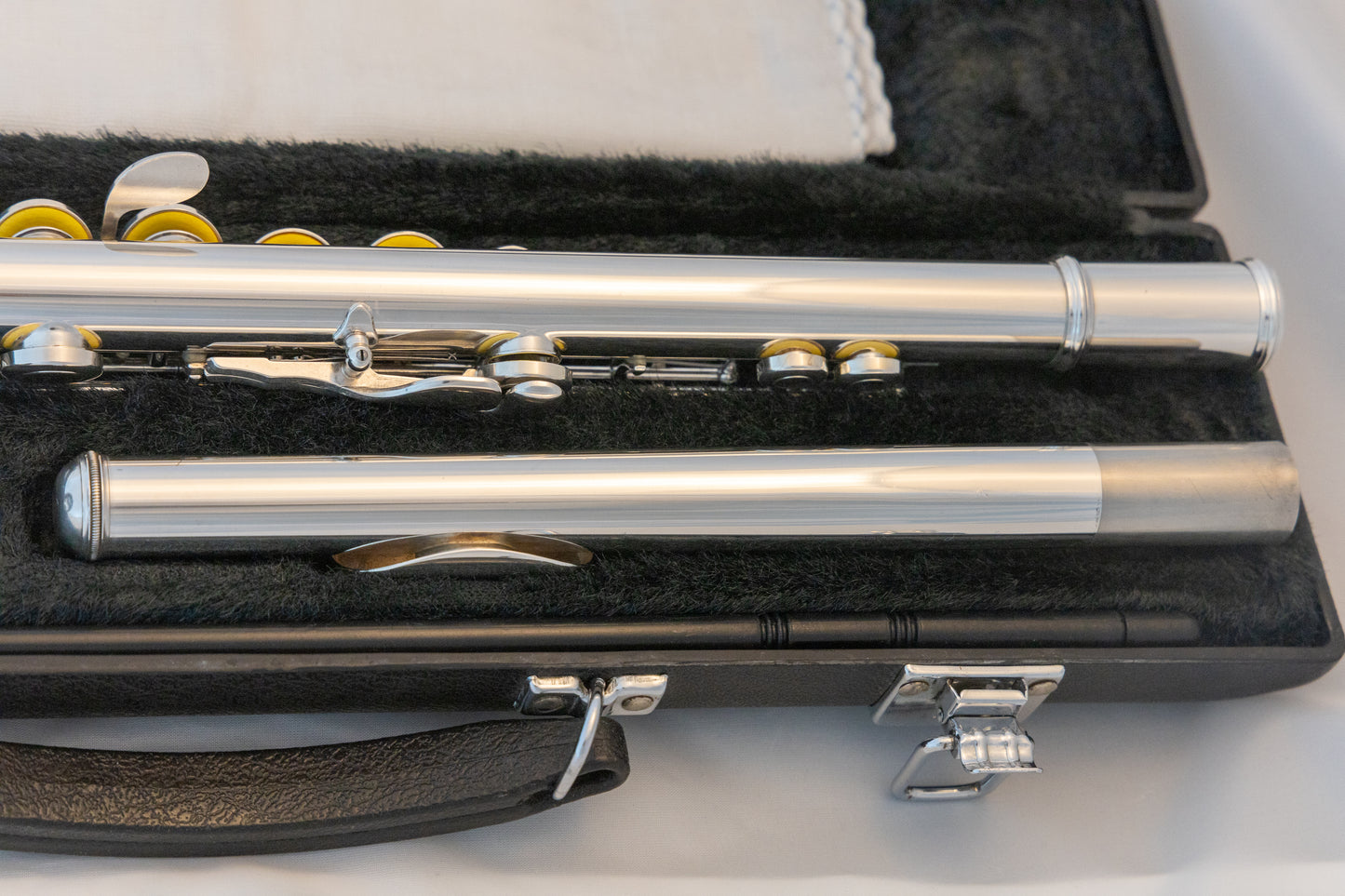 Yamaha YFL-225S II Silver-plated Student Flute *Made in Japan *New Pads *Cleaned & Serviced