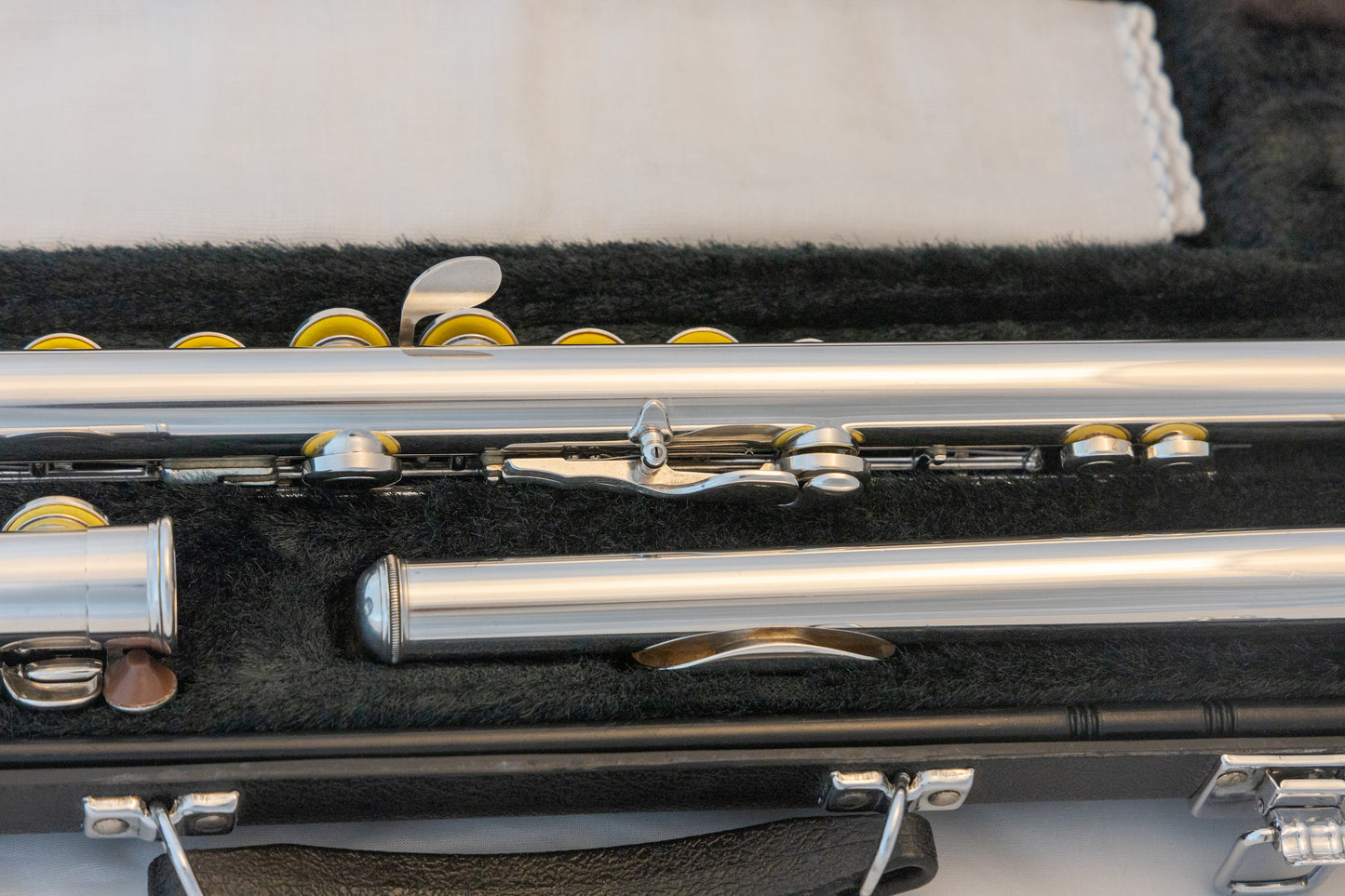 Yamaha YFL-225S II Silver-plated Student Flute *Made in Japan *New Pads *Cleaned & Serviced