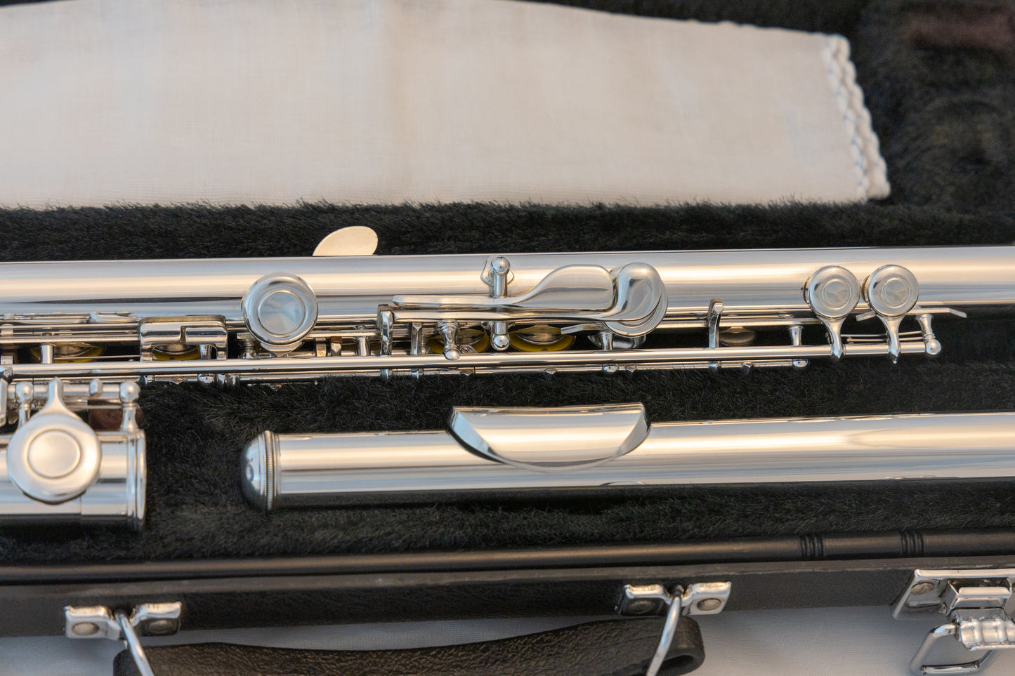 Yamaha YFL-225S II Silver-plated Student Flute *Made in Japan *New Pads *Cleaned & Serviced